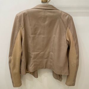 Lamarque beige leather jacket!